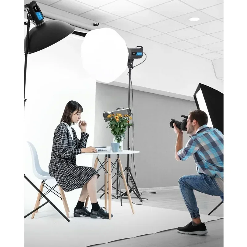 Dual color temperature 80W multi-color adjustable professional live broadcast fill light studio light high color rendering index