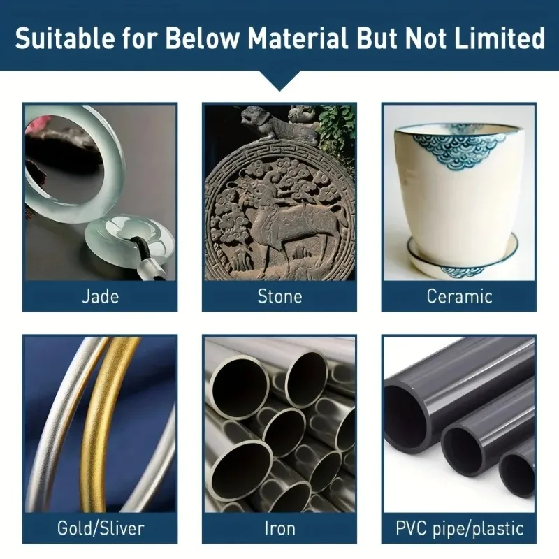 ชุดดอกสว่านขนาดเล็ก 20 ชิ้น อุปกรณ์เสริมสำหรับเครื่อง Dremel หัวเจียรเพชร สำหรับแกะสลักและเจียรหิน แก้ว หยก พร้อมก้านขนาด 3 มม.