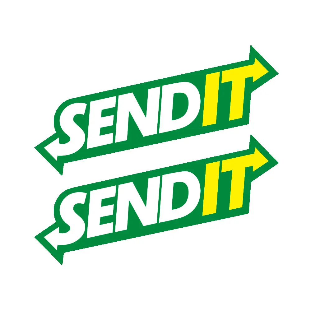 2pcs for Send It Sub Just Gonna Send It Sticker Decal Dirt Bike Jump Eat Fresh Meme