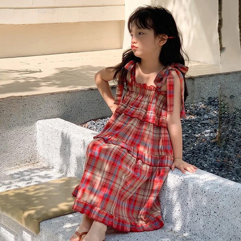 Toddler Girl Dress Summer Casual Sleeveless Playwear Beach Sundress