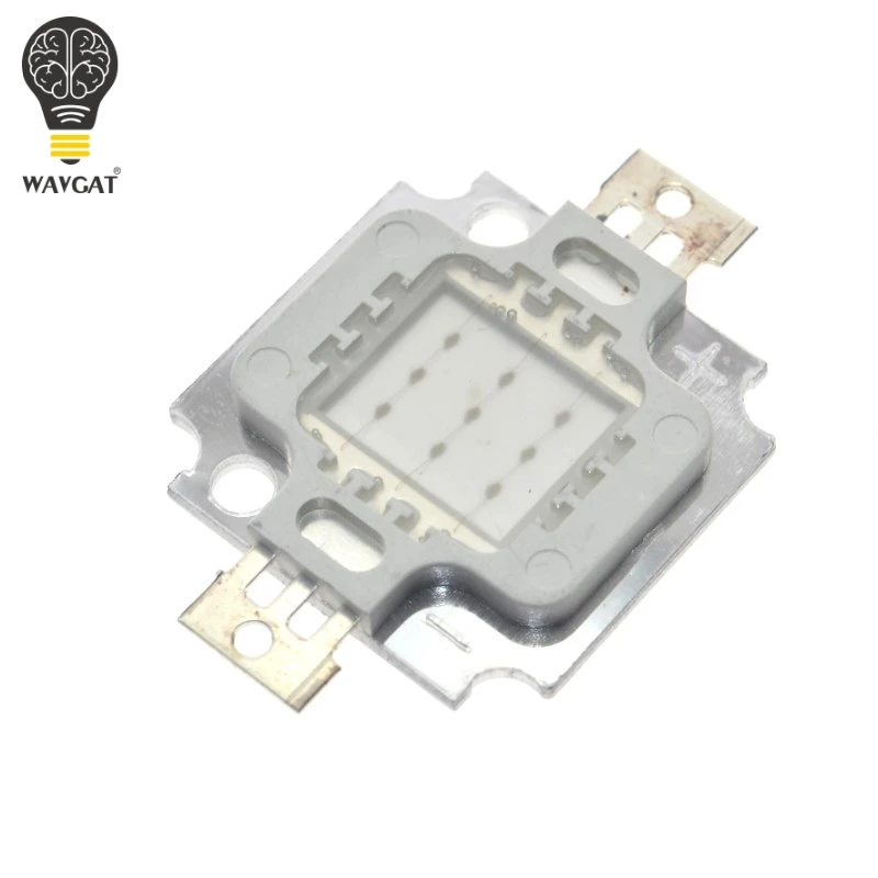 1AEAK 10PCS 0W LED chip Integrated Blue High power 10w LED Beads 10W Green Led chip 450-540lm 10W led Chips