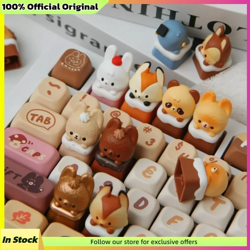 Paws Paws Nova Genuine Kumaru Bear Series Cute Artisan Keycap Blind Box 3D Resin Keycap For Mechanical Keyboard Desktop Ornament - Aliexpress Deal