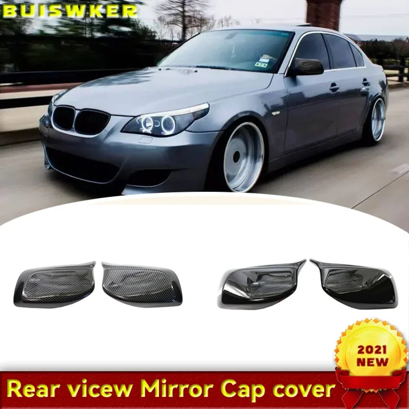 

Car Rear View Door Wing Mirror Side Mirror Cover Shell Case for BMW E60 E61 E63 E64 5 Series Model 2004-2008 Mirror Caps