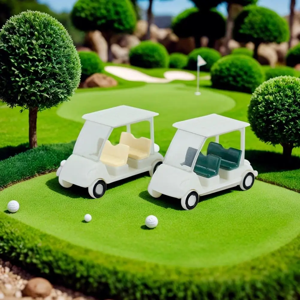 1/150 Ho Scale Model Golf Course Sightseeing Car Model Touring Garden Car Car Shade/lawn Landscape Model Model K8O6