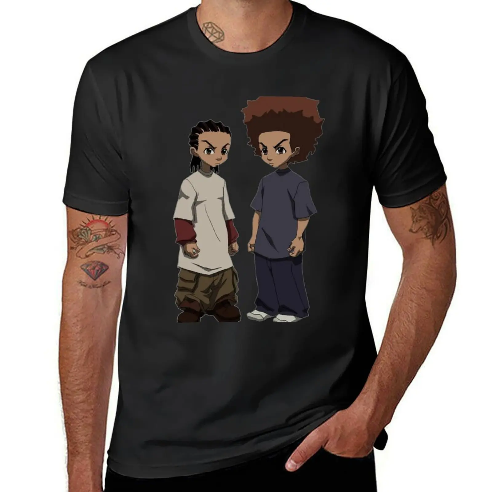 

Huey and Riley Freeman ... RIP Grandpa Freeman T-Shirt oversized quick drying summer tops black t shirts for men