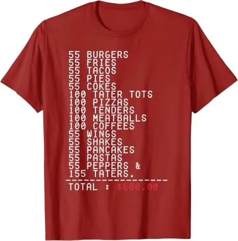 55 Burger 55 Pommes Ich Denke, Du Solltest Weggehen Lustiges T-Shirt Y2k Persönlichkeit Familienparty Kleidung Humor Aufdruck T-Shirt – Detail 9