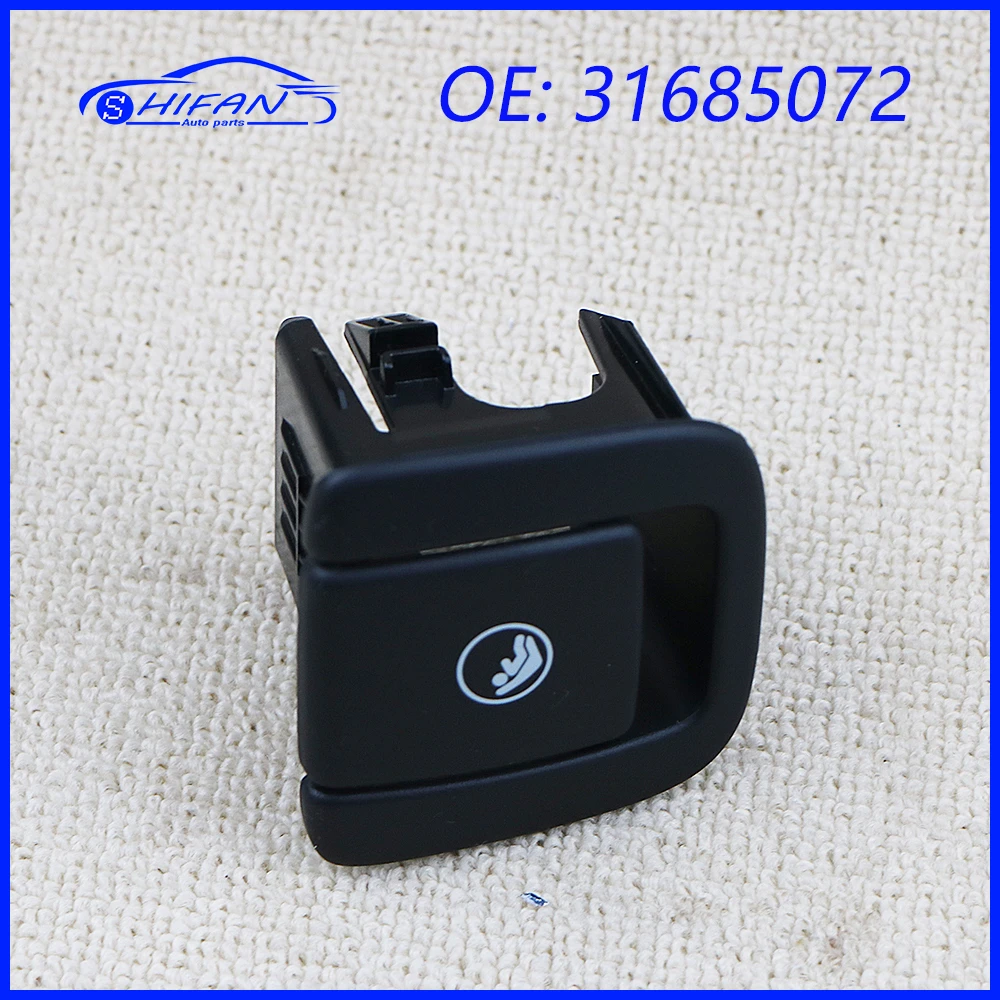 Cubierta de interfaz de la placa de anclaje del cinturón de seguridad de los asientos traseros para Volvo V60, V90, XC40, XC60, S60, S90, 31685072, 2020, 2021, 2022, 2023, 2024