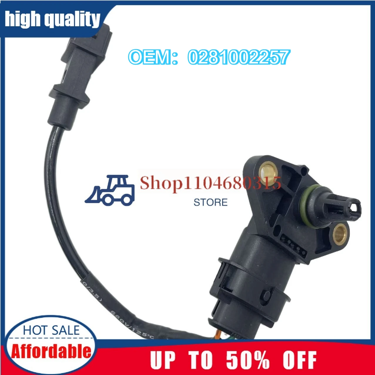 

Intake Manifold Pressure MAP Sensor For Daf Man 0281002655 0281002257 0281002233 500360579 1697325 51274210198