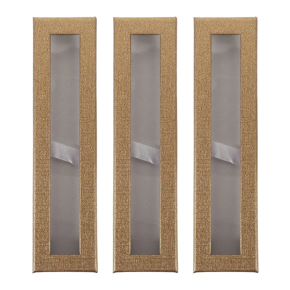 

3Pcs Pen Case Organizer Portable Convenient Pen Display Box for Fountain Gel Pens Gift Packaging Ceremony Anniversary