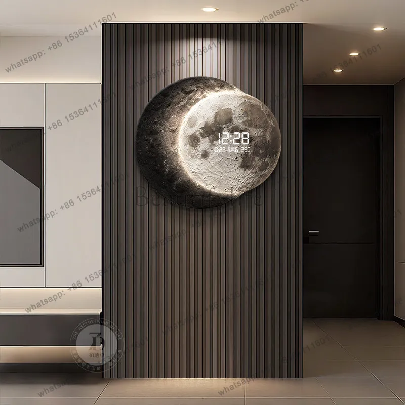 Best Sellers Luxury Digital Wall Clocks Modern Interior Aesthetic Design Creative Silent Wall Watch Nordic Round Reloj De Pared
