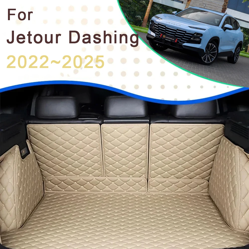 

Car Rear Trunk Mat For Jetour Dashing Dasheng GreatSaint 2022~2025 Anti-dirty Carpet Storage Pad Cargo Rug Auto Accessories 2024