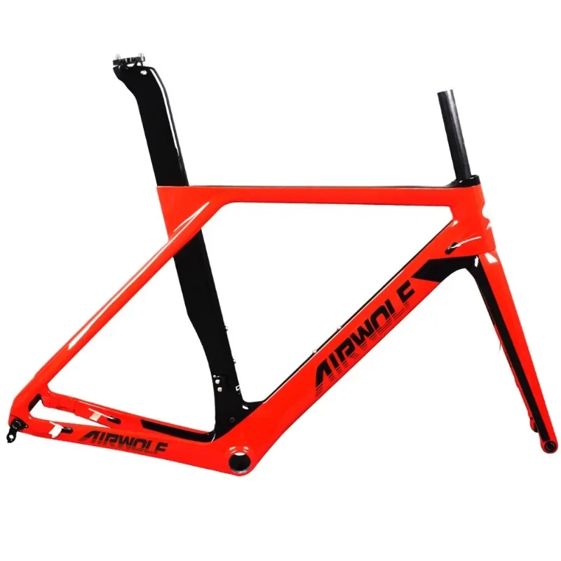 

Airwolf T1000 Carbon Road Gravel Frame 700*32c Carbon Bike Frame Road Bicycle Frame 142*12mm Carbon Disc Brake Frameset