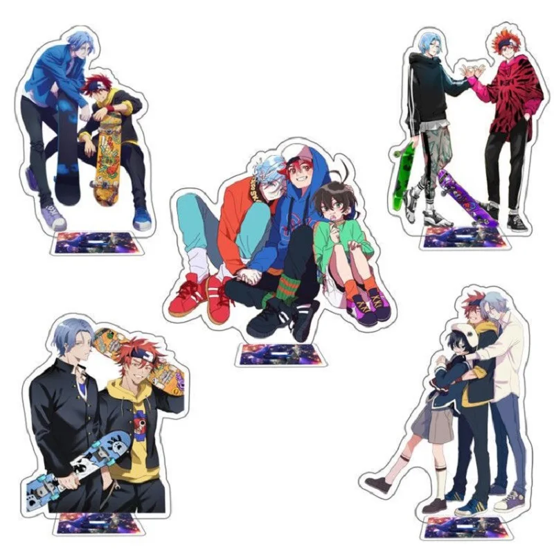 SK EIGHT SK8 the Infinity Anime Cosplay Acrylic Stand Model Plate Desktop Decor MIYA REKI Langa JOE Cherry Stands Fans Gifts