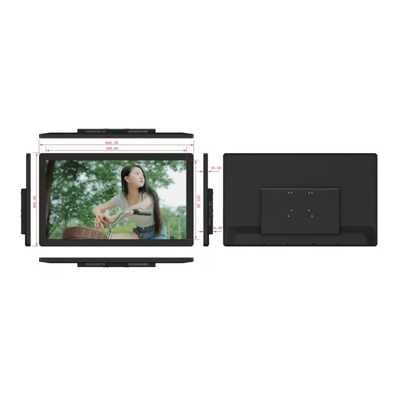 Touch screen display RK3399 tablet IPS LCD display for digital signage and commercial use