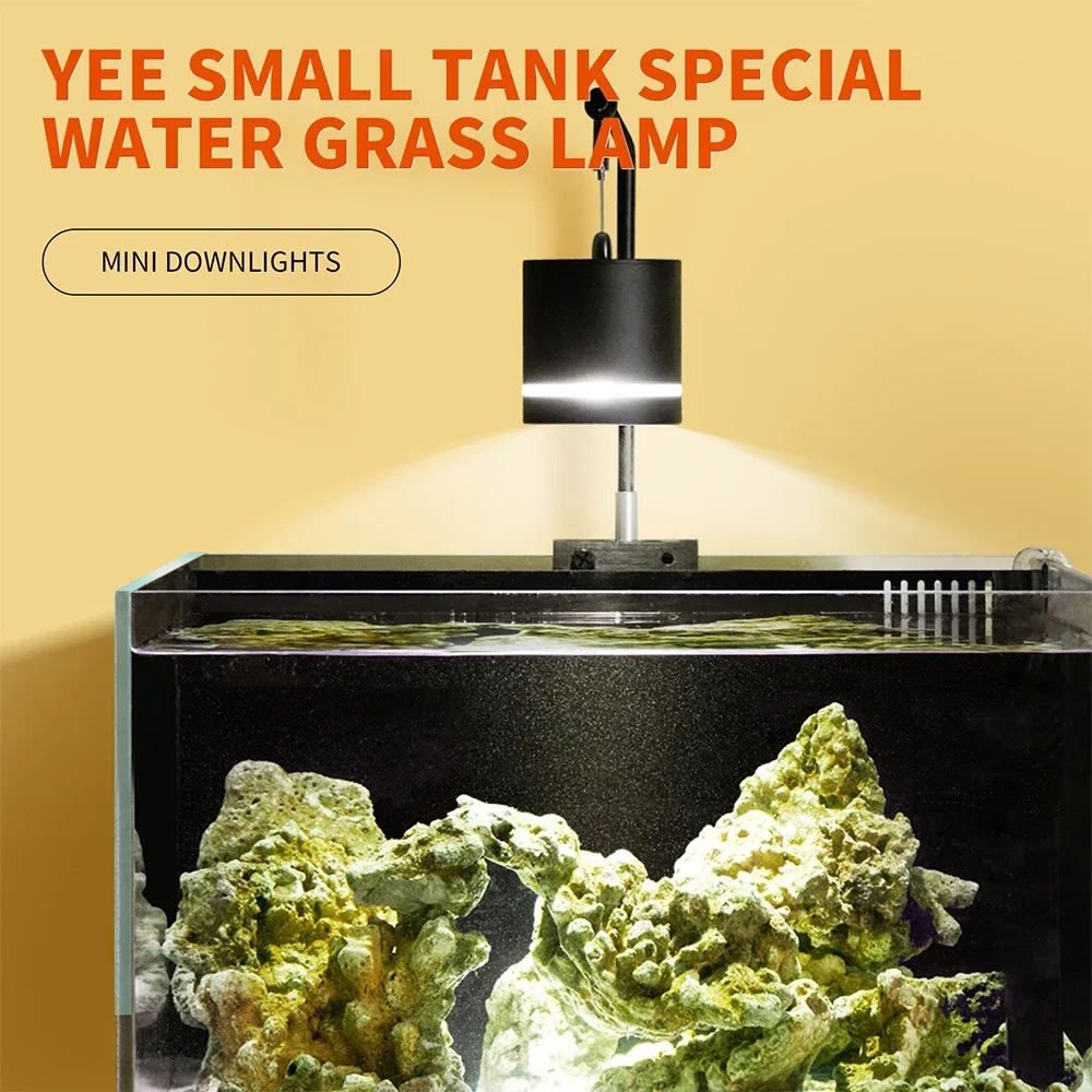 

Water Grass Light Fish Tank Full Spectrum Chandelier Enhanced Plant Growth Light Aquarium Landscaping Led Lamp with Bracket