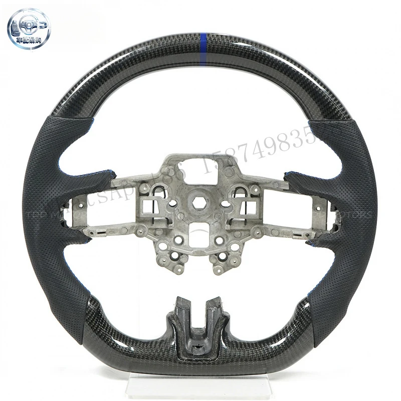 Suitable for Mustang 2018 2019 2020 2021 2022 GT350 carbon fiber LED custom steering wheel