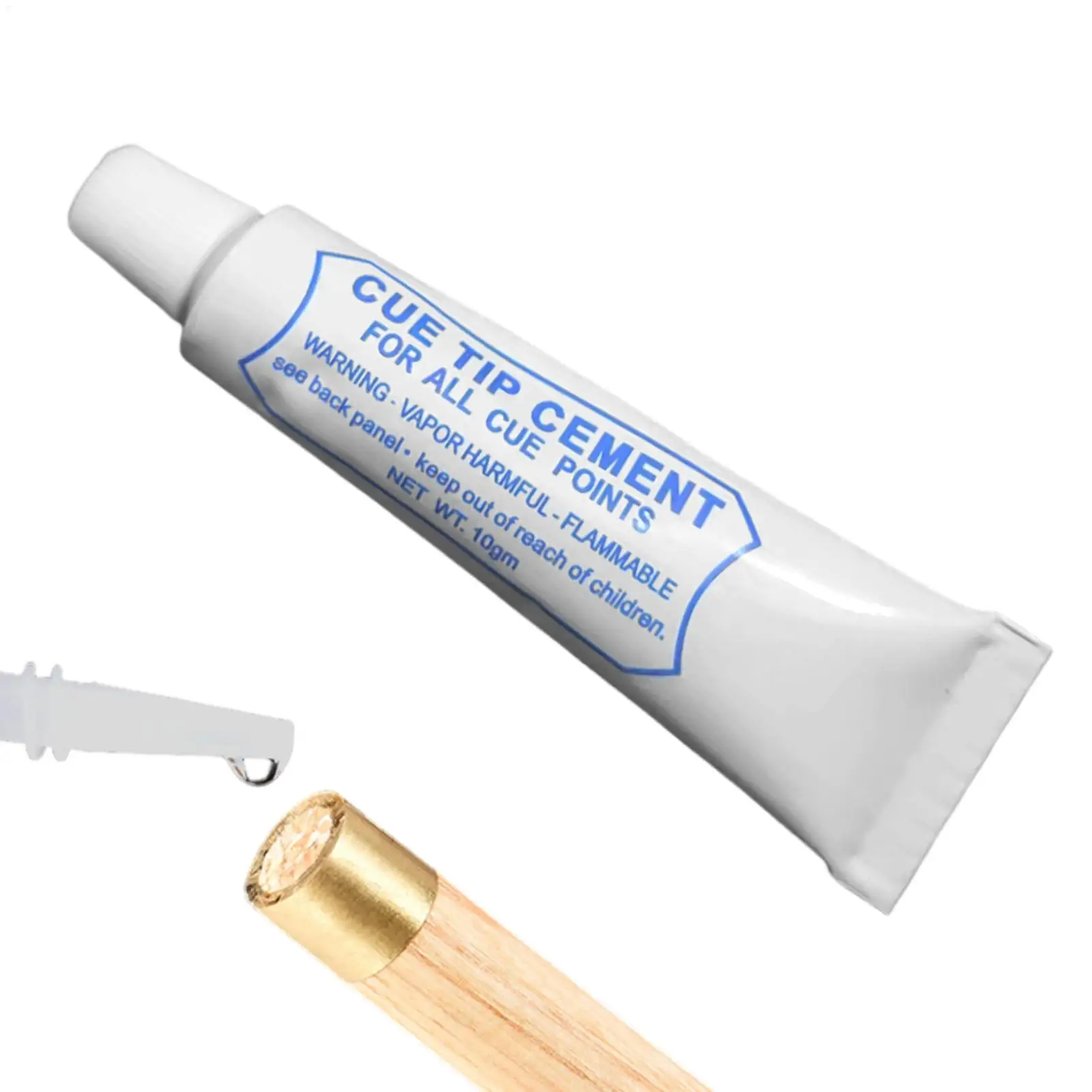 Cue Tip Glue For Pool Stick Cue Tip Repair Tool Billiard Cue Accessories Performance Stick Tips Quick-Drying Increased Friction
