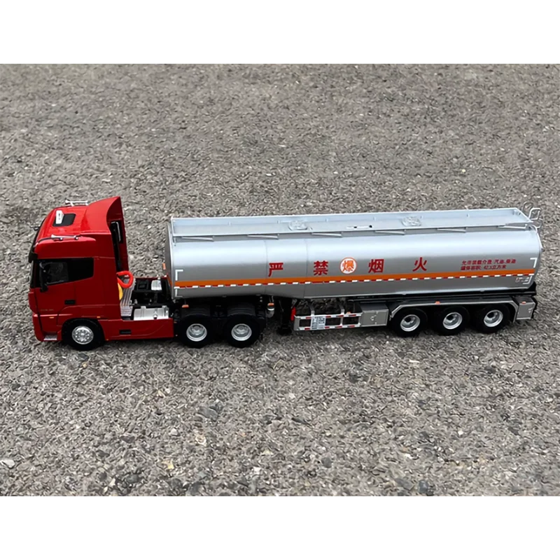 Diecast 1:36 Scale Foton Ouman EST-A Container Tank Truck Transport Container Alloy Simulation Vehicle Model Collection Gift