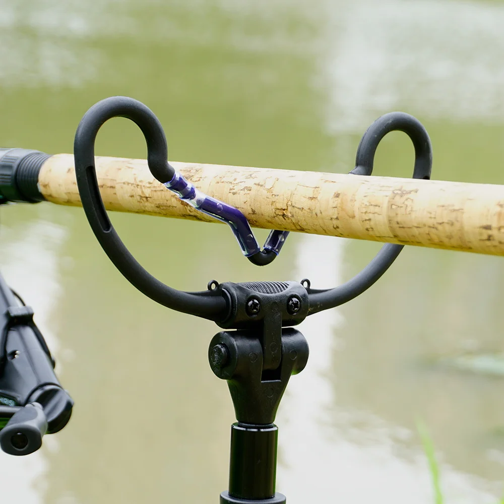 Hirisi AC301 Karpfenangel-Rutengriff aus Gummi mit 3/8-Zoll-Universalgewinde, Rod Pod Bank Stick Zubehör für Großkarpfenangeln – Detail 5