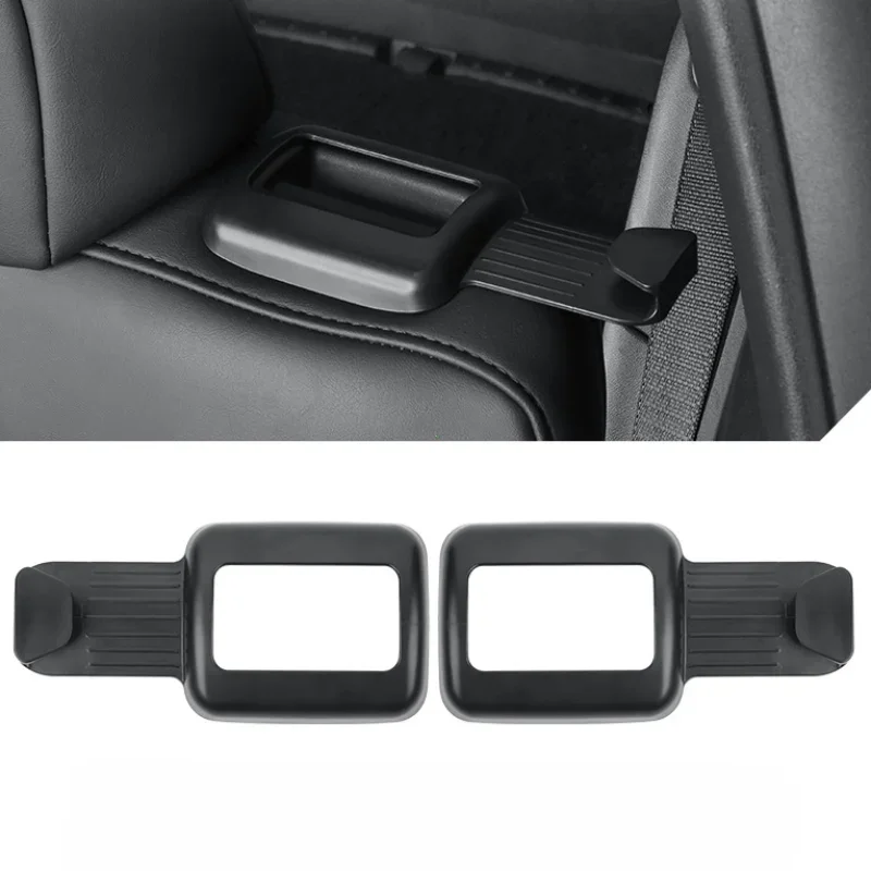 Seat Belt Fixing Bracket for Tesla Model Y Rear Seat Belt Limiter Protective Cover ABS Modely Car Interior Accessories 2022-23