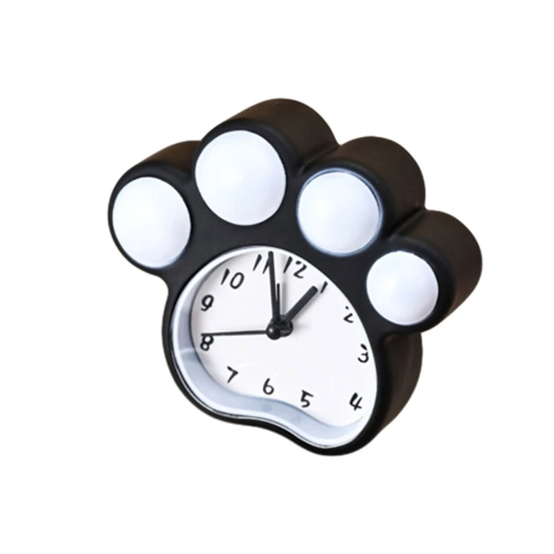 Silents Non Ticking Claws Wall Clock Alarm Clock for Kids Bedroom