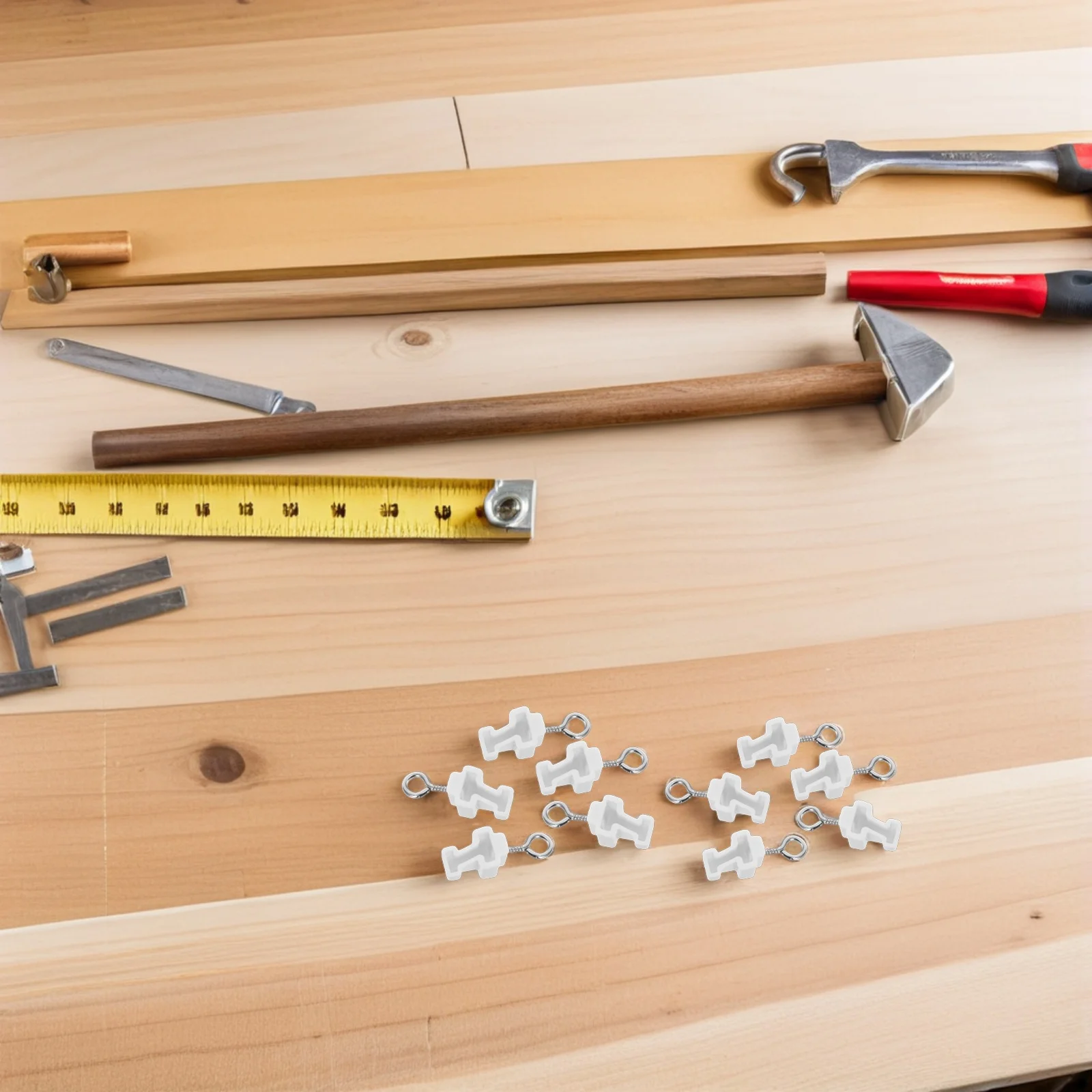 

120Pcs Curtain Rail End Caps Precision Fitting Easy Install for Curved Straight Tracks 1.1 X 0.39 Inch Curtain Rod Ends