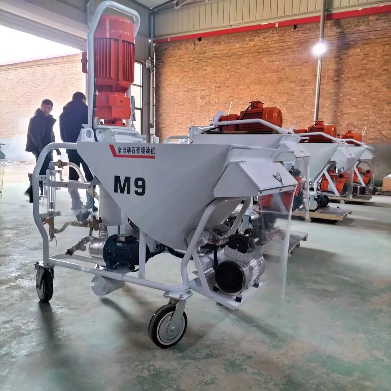 Putty Waterproof Coating High Pressure Plastering Machine Gypsum Cement Mortar Wall Spraying