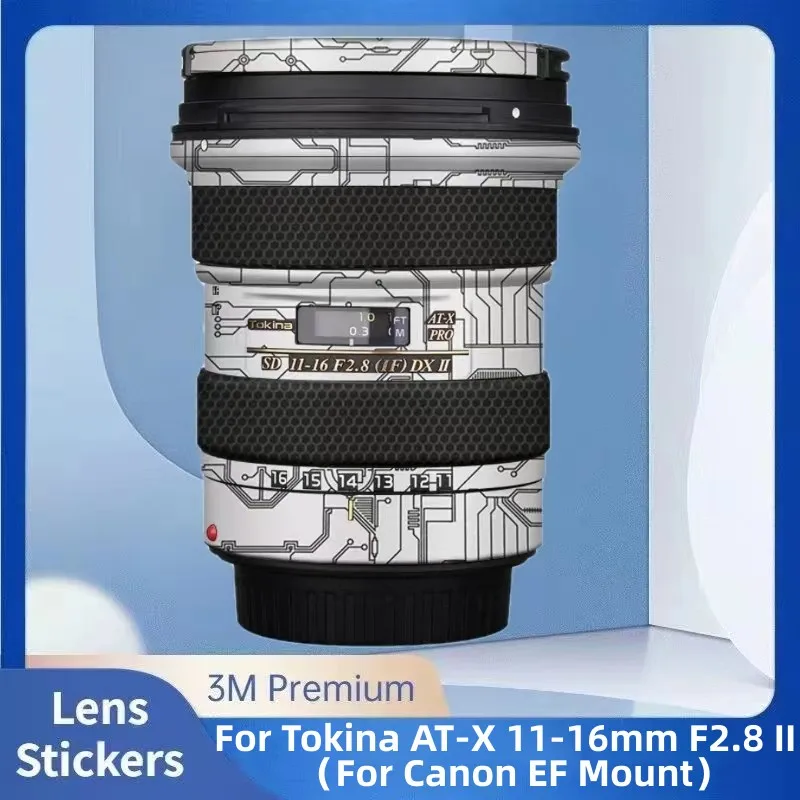 For Tokina AT-X 11-16mm F2.8 II PRO DX Decal Skin Vinyl Wrap Film Camera Lens Body Protective Sticker Coat EF Mount 11-16 2.8 II