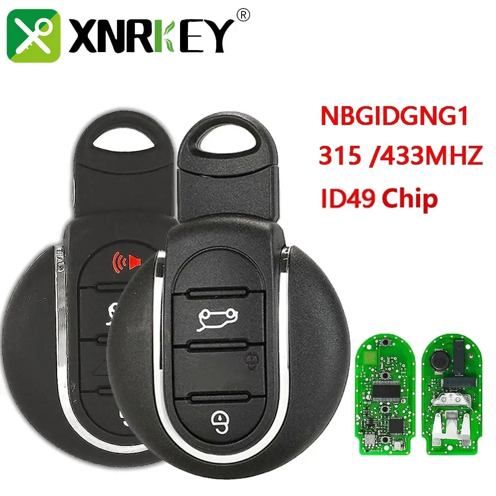 

XNREKY Car Remote Control Key For BMW Mini Cooper Clubman F55 F56 2014-2018 2015 2016 2017 ID49 Chip 315/433MHz Replace Keyless