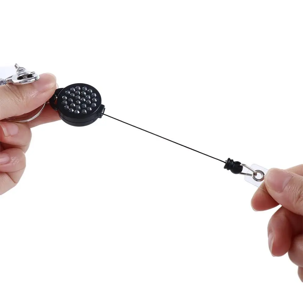 

Holder Clip Retractable Badge Key Chain Name Tag Holder Badge Holder Clip Hanging Rope Necklace Strap Lanyard ID Badge Holder