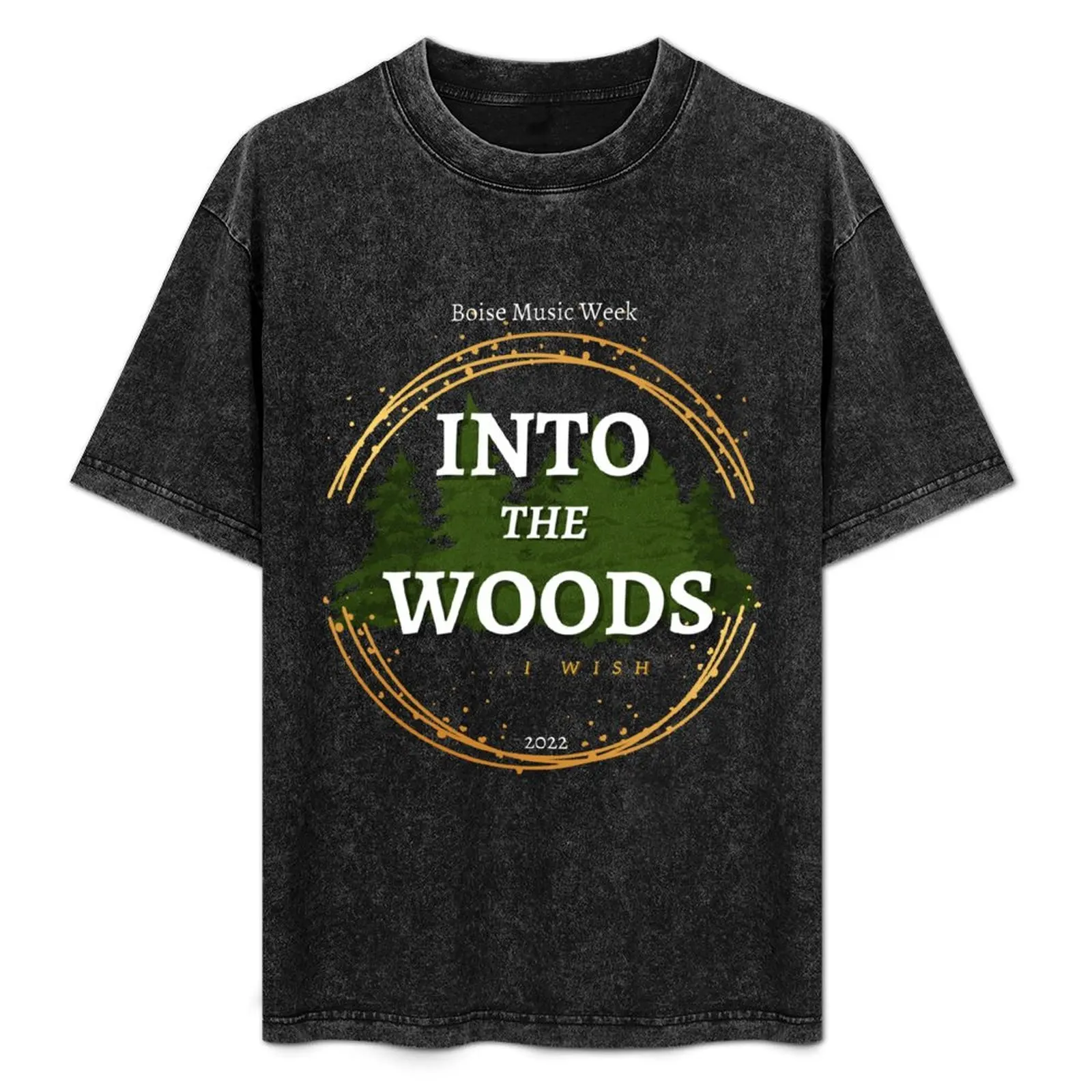 Large Logo Hoodie - Back T-Shirt Casual Graphic Print Tee