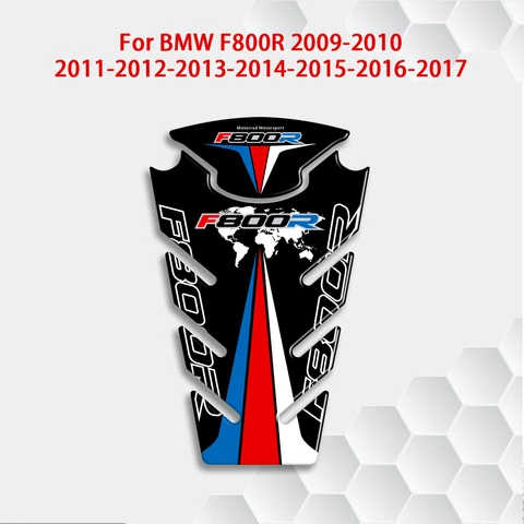Для BMW F800R F 800 R 2009-2017 наклейка на топливный бак мотоцикла, защитные наклейки в виде рыбьей кости, 3D защитная наклейка для гелевой краски