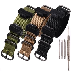 Correa de nailon adaptadora de 16mm para pulsera Casio G-SHOCK DW-5600, accesorios de reloj, DW6900 GA110 GD120 GA800 GW2310