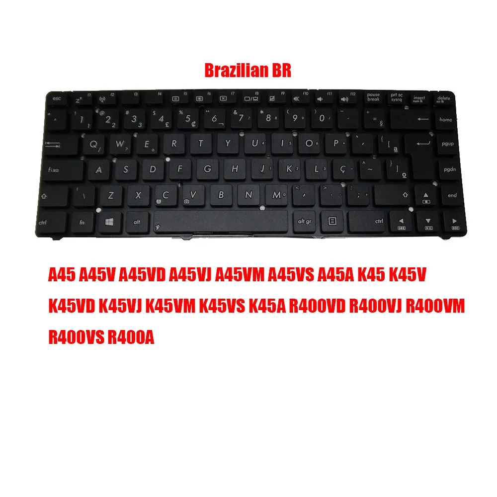 

Клавиатура для ноутбука ASUS A45 A45V A45VD A45VJ A45VM A45VS K45 K45V K45VD K45VJ K45VM K45VS K45A R400VD R400VJ Черный US\UK\BR