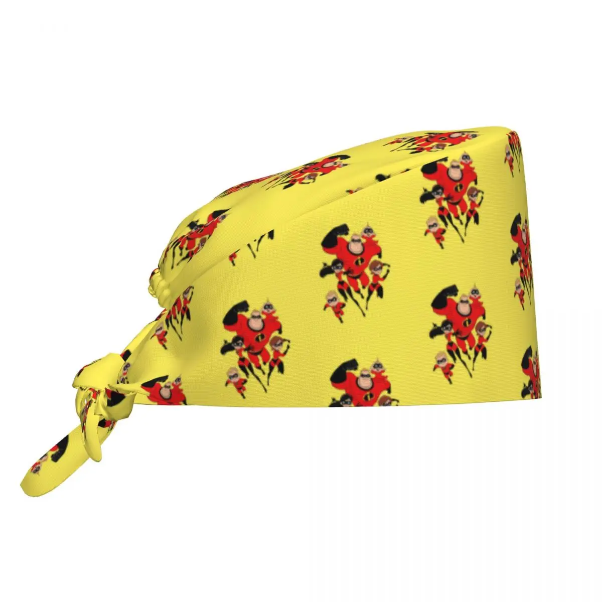 

Custom The Incredibles Medical Staff Scrubs Hat Women Men Superhero Film Doctor Nursing Surgical Cap Scrub Caps