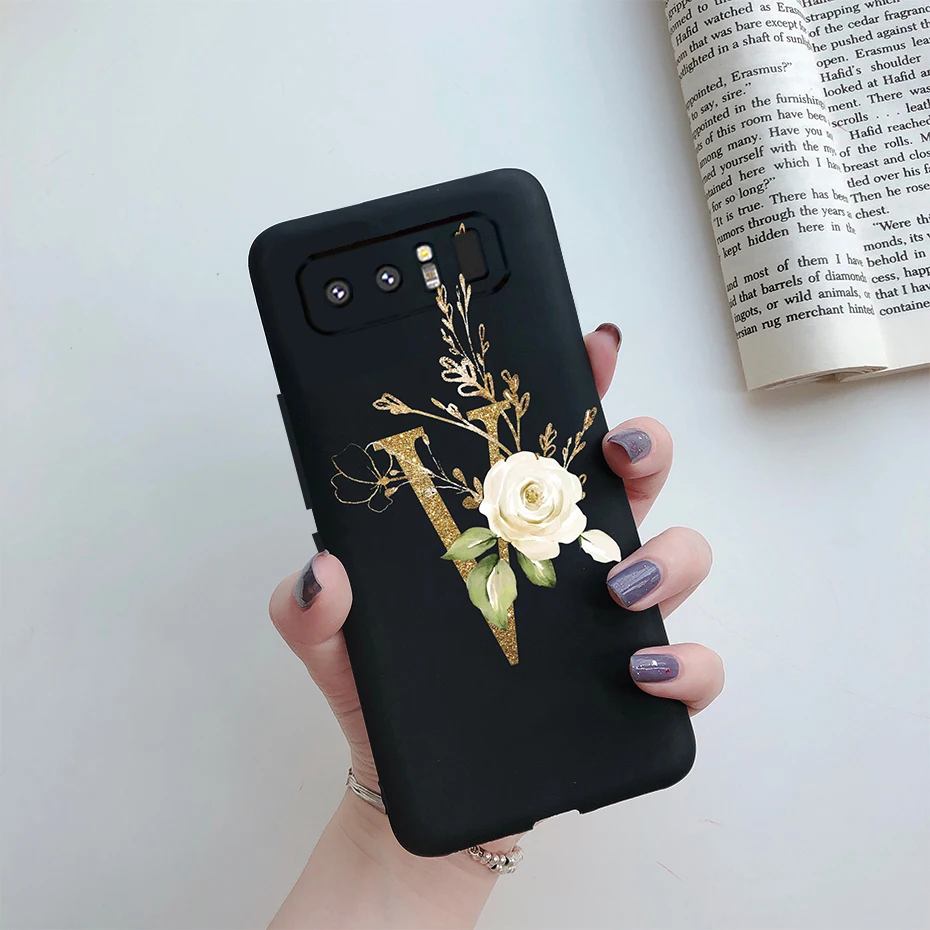 For Samsung Galaxy Note 8 Case SM-N950F Cute Letters Coque Soft Silicone Phone Case For Samsung Note 8 Note8 Cover Fundas Bumper