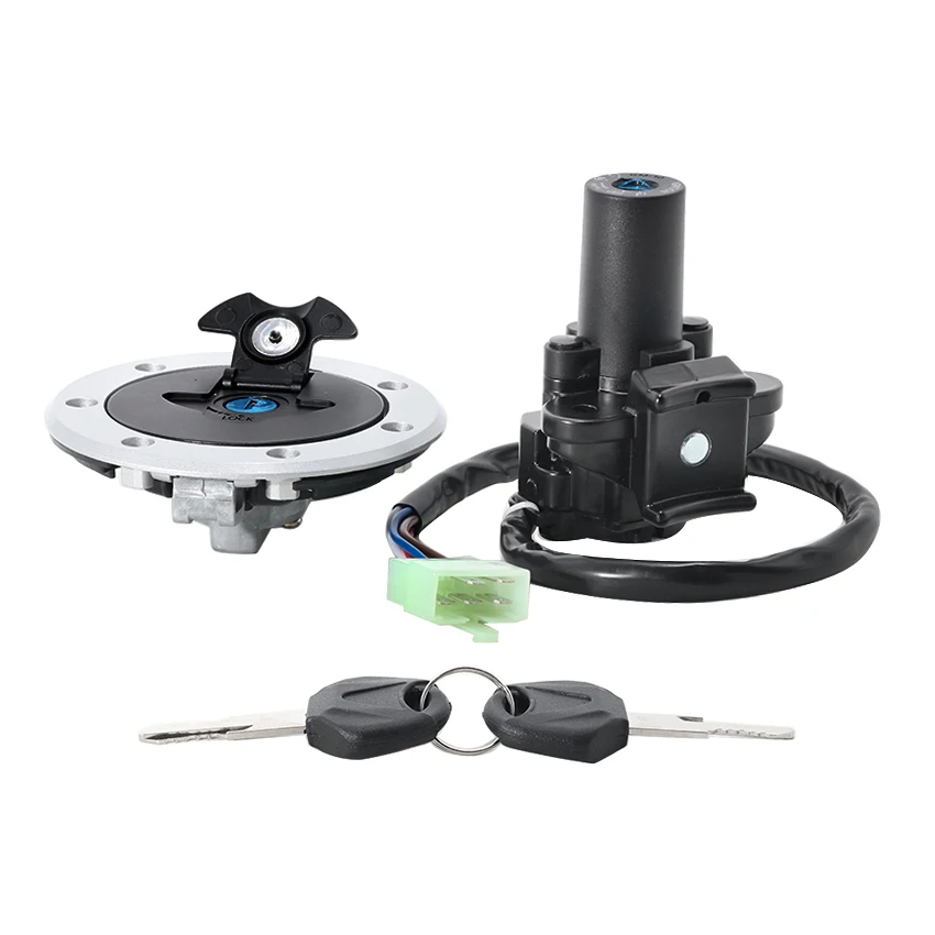 Motorrad-Schlüssel-Set mit Tankdeckel und Zündschalter für Kawasaki ZX600 ZX900 ZX750 Ninja 27005-1199 / 27005-1180 / 51049-0018 / 51049-1091 – Detail 3