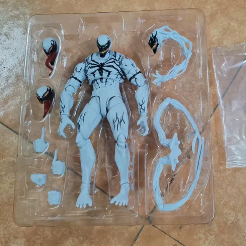 

Новая горячая новинка: Фигурка Человека-паука SHF Venom White Symbiosis, экстраординарная аниме-кукла, подвижная модель с шарнирами, игрушка-подарок