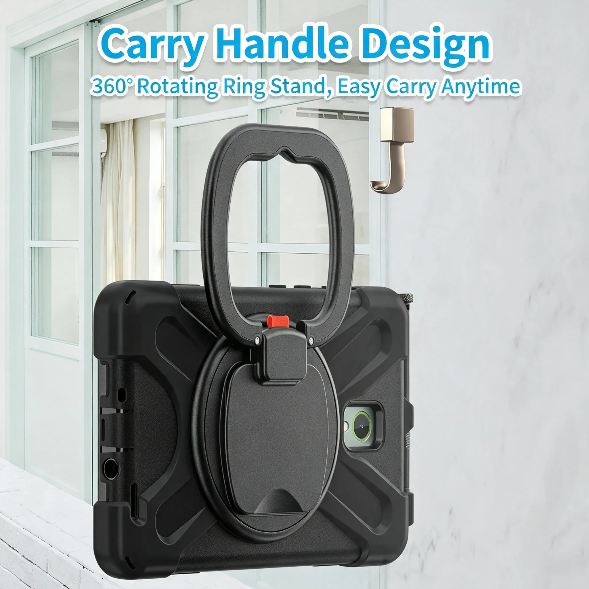 Case For Samsung Galaxy Tab Active 5 3 8 inch 2024 X306B X300 2024 Tablet Case Kickstand Holder 360 Rotation shockproof Cover