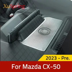 Car Dashboard Speaker Audio Woofer Horn Cover Stickers Garnish Trim for Mazda CX-50 CX50 2023 2024