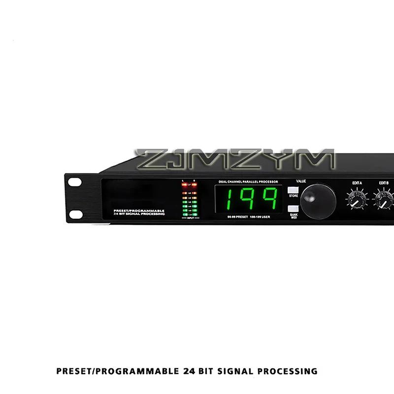 Mikrofon Vokal Equalizer Digital, Reverb Digital profesional dan prosesor DSP Multi efek