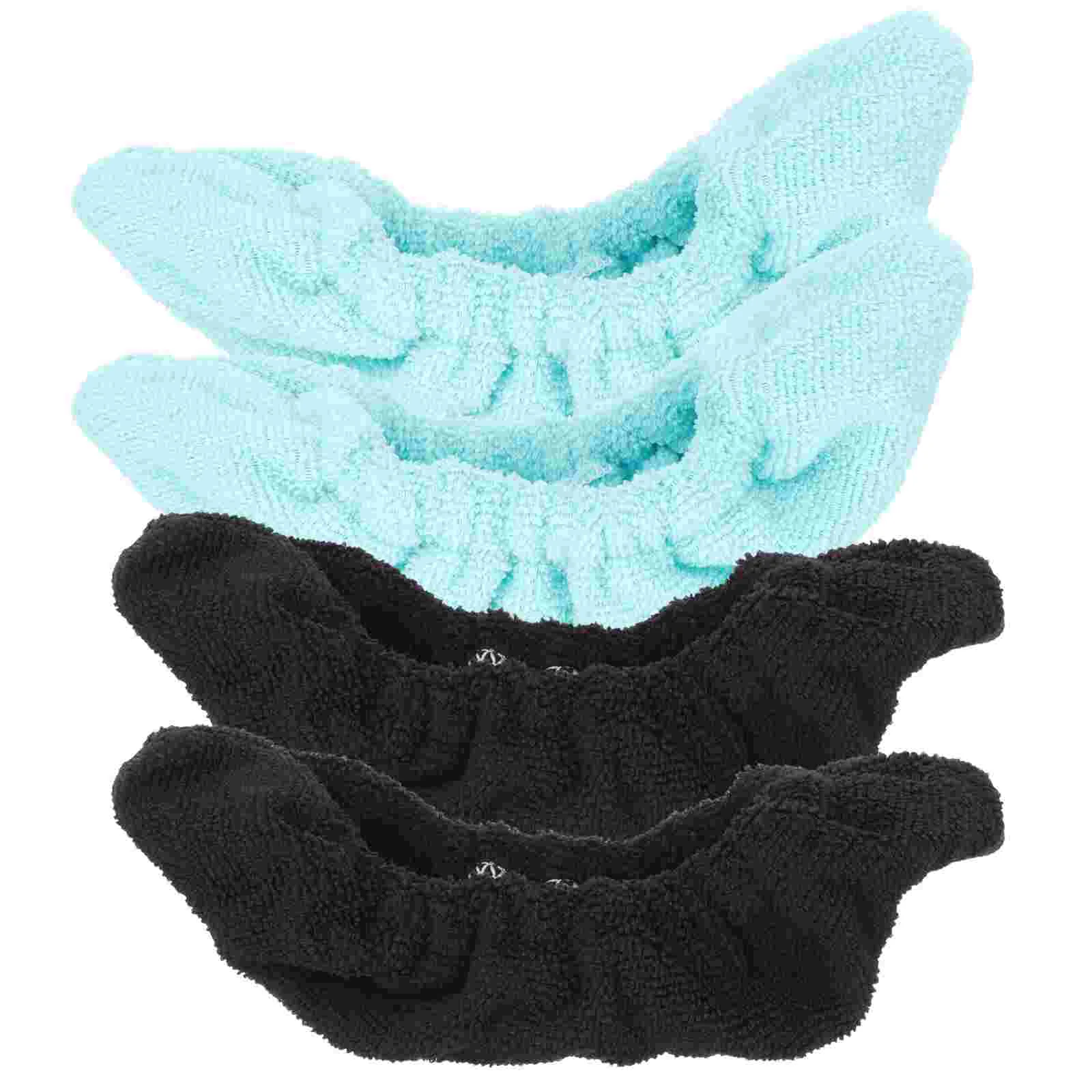 

2 Pairs Blade Skate Covers Child Skates Microfiber Boot Figure Skating Protectors