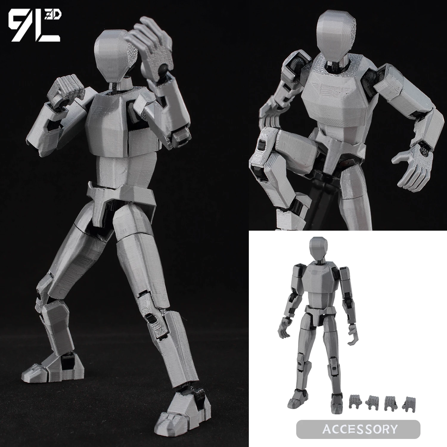 

9L3D Многошарнирный подвижный T13 Lucky13 с принтом Мужская основа тела Poseable Пустая фигурка Манекен Манекен13 Фигурки Игрушки