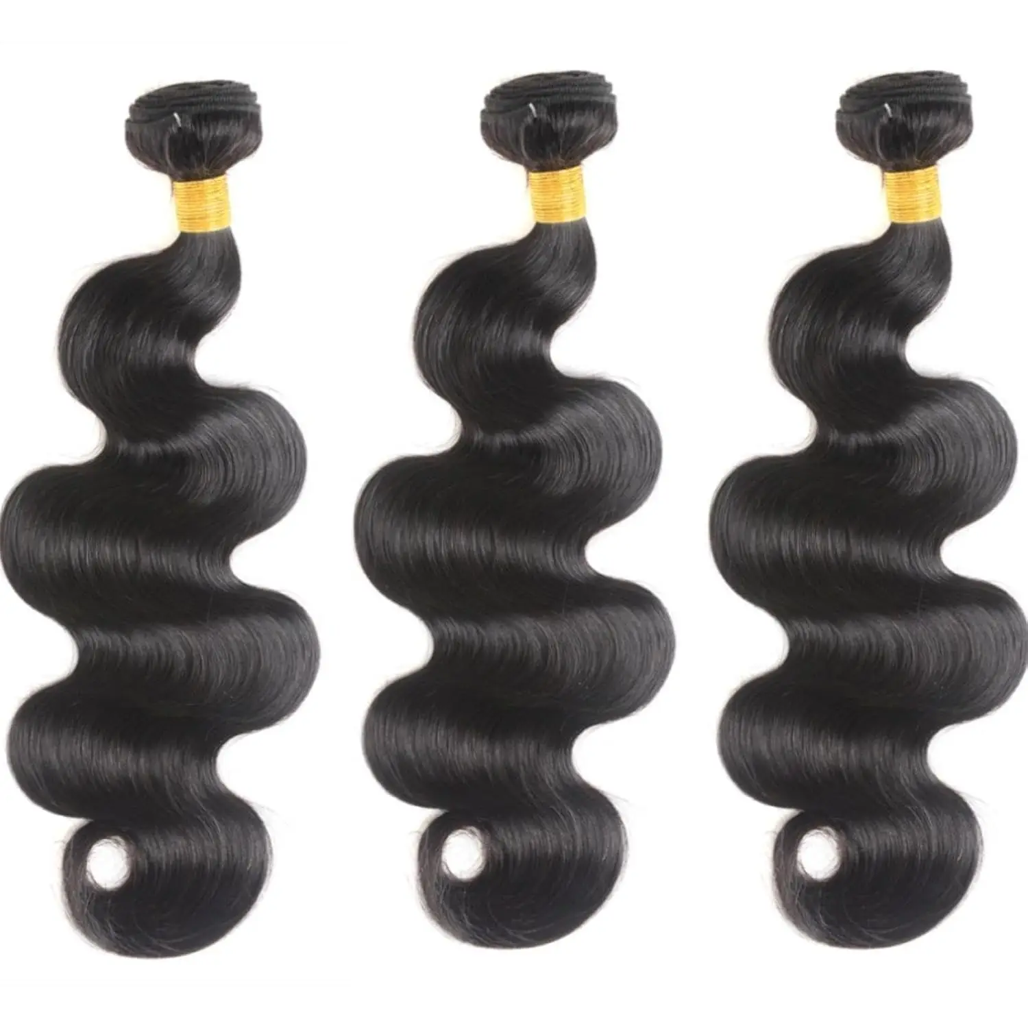 Bundles brésiliens de vague de corps de cheveux humains, cheveux vierges non transformés, grade 100% 10A, 18 po, 20 po, 22 po