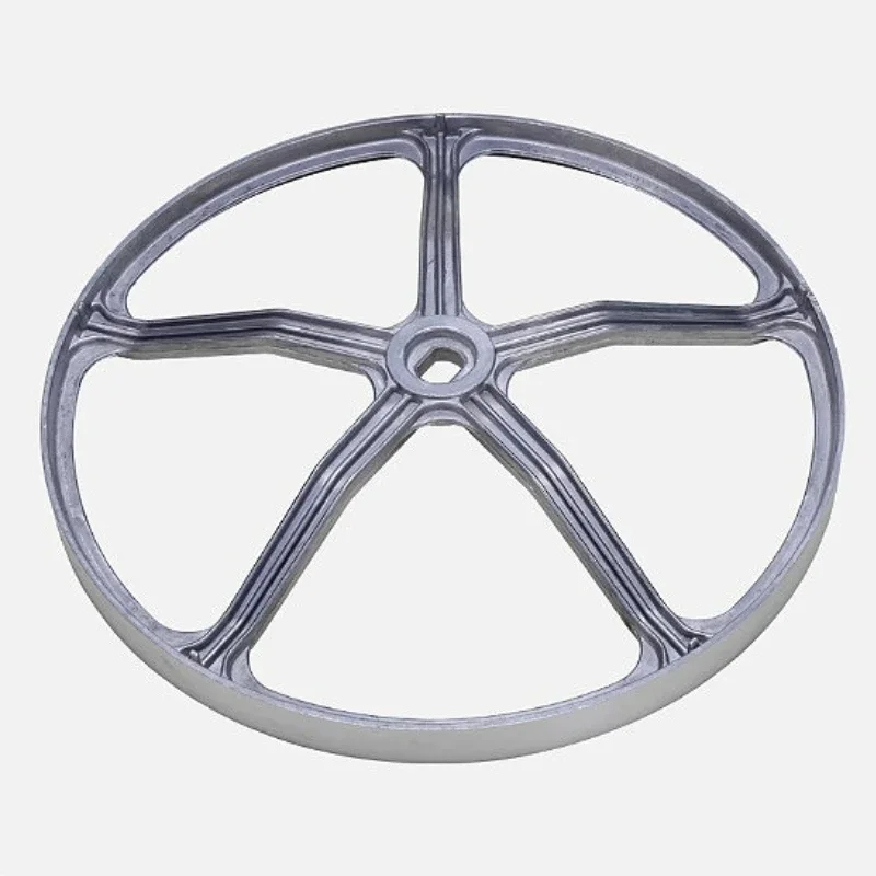 0020100615/431/2869 Haier Drum Washing Machine Belt Pulley Drive Wheel Disc Cast Aluminum Flywheel Heat Dissipation Plate