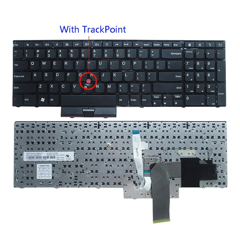 Z For Lenovo IBM Thinkpad E520 E520S E525 Laptop Keyboard With/Without TrackPoint