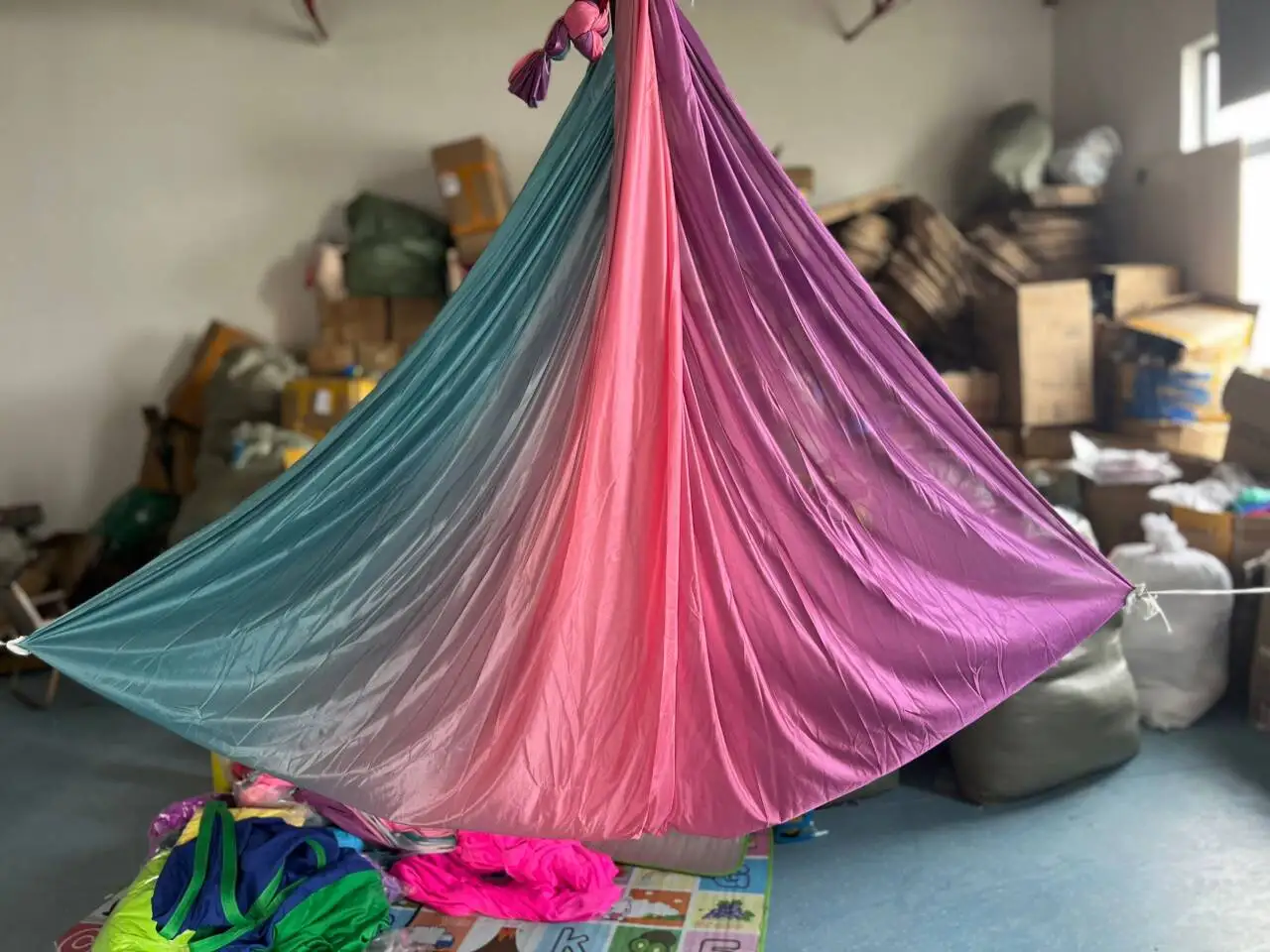 Flying Swing, Anti Gravity Yoga Hammock, Non Stretch Fabric, New 5-Meter Color Hammock, Yoga Belt, Yoga Studio Training