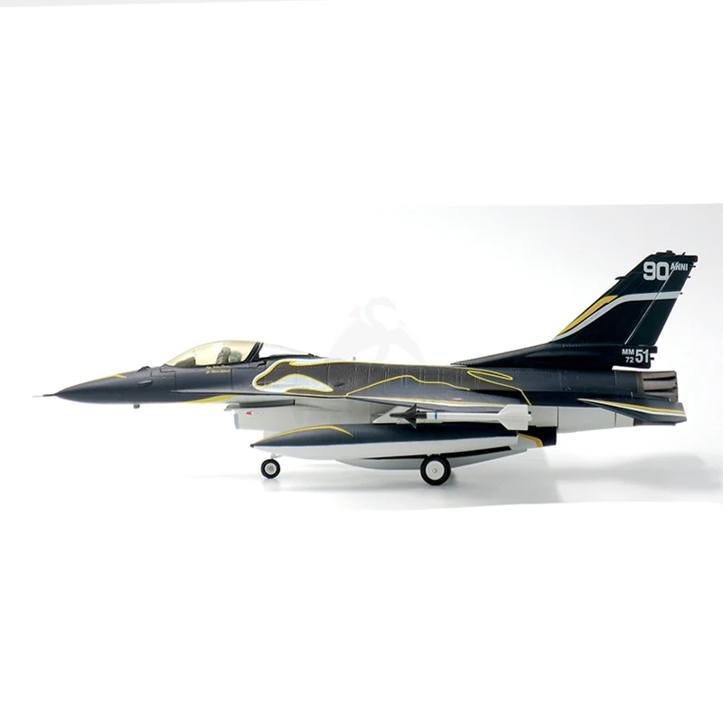 

Diecast F-16A Militarized Combat Fighter Falcon Alloy Model 1:72 Scale Toy Gift Collection Simulation Display Decoration