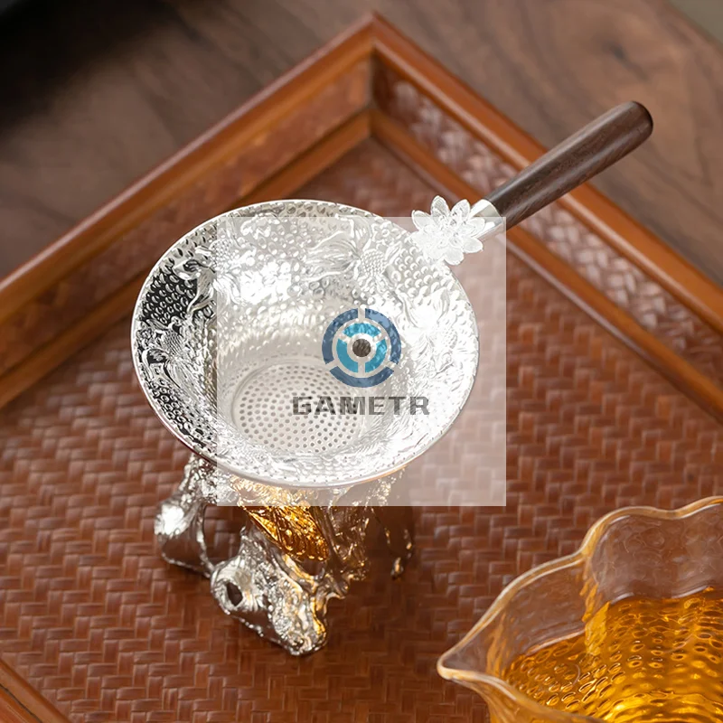 Metal Mesh Tea Strainer Stainless Steel Filter Sieve Teaware Lace Tea Drain Useful Tea Infusers Kitchen Accessories