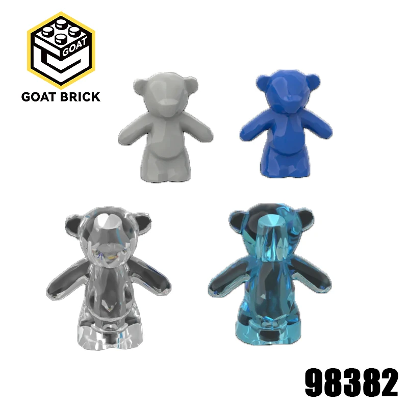 

MOC Bricks 98382 Медведь для строительных блоков, детали, сделай сам, строительные рождественские подарочные игрушки